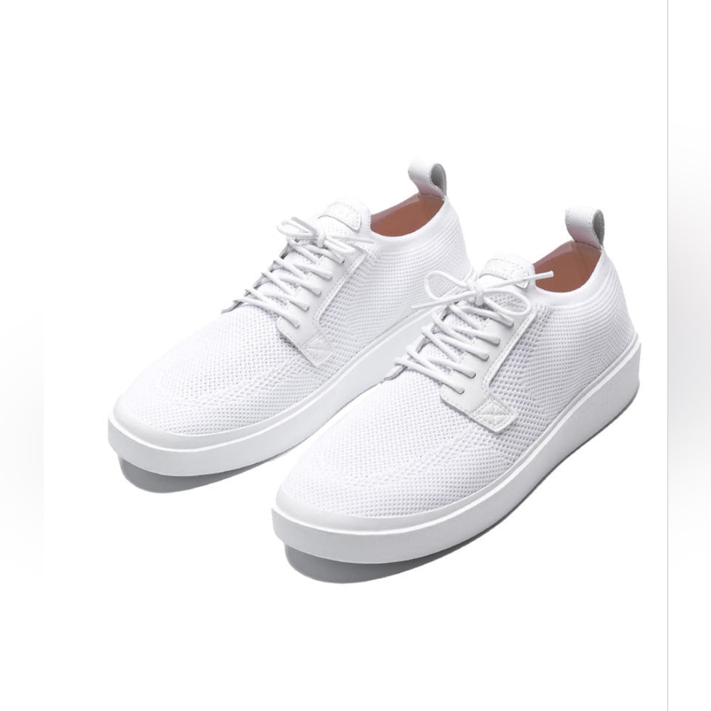 Bylt Basics Lido Knit White Sneaker Like New Size Mens 12